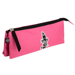 3 Pouch Pencil Case - Pink