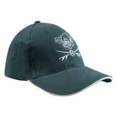 RatHead Baseball Cap – Bottle Green/White