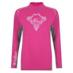 RatTatt Sun Protection Top & Rash Guard (Adults) – Grey / Pink