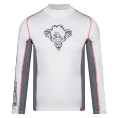 RatTatt Sun Protection Top & Rash Guard (Adults) – White/Grey