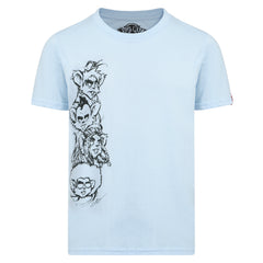 Surf Ratz MultiHeads T-shirt – Light Blue