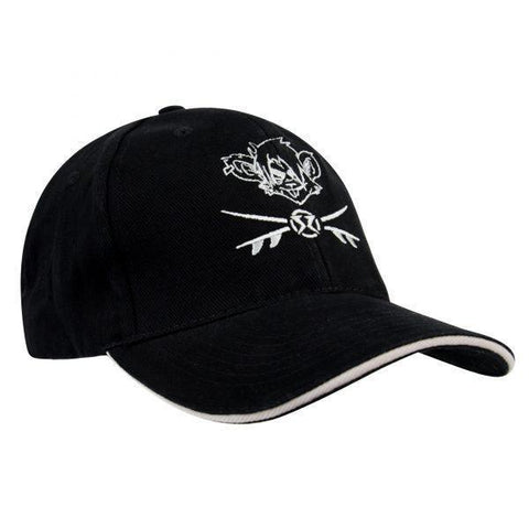RatHead Baseball Cap – Black/Grey in Cotton twill