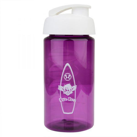 Surf Ratz Board Logo Kids Water Bottle – Translucent Purple